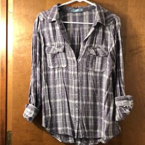 Maurices plaid shirt